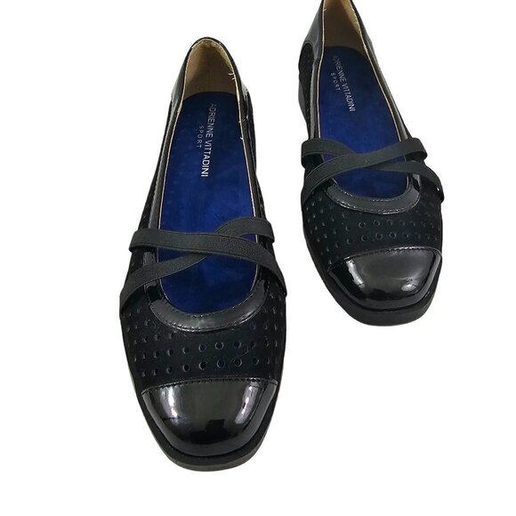 Adrienne Vittadini Sport Faine Criss Cross Strap Women’s Size 6M Flats - Unworn - Picture 3 of 16